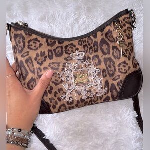 Juicy Couture Brown Leopard Crossbody Bag